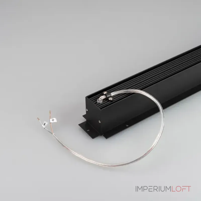Встраиваемый магнитный трек с фланцем MAG-TRACK-4560-F-1040 (BK) (IP20) Arlight 026898