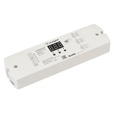 Конвертер SMART-K25-DMX512 (230V, 2x1A, TRIAC) Arlight 027129 Конвертер SMART-K25-DMX512 (230V, 2x1A, TRIAC) Arlight 027129