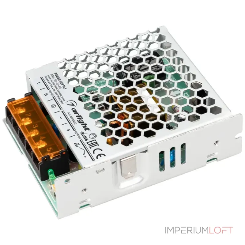Блок питания ARS-50-12-FA (12V, 4.2A, 50W, IP20) Arlight 027324(1) Блок питания ARS-50-12-FA (12V, 4.2A, 50W, IP20) Arlight 027324(1)