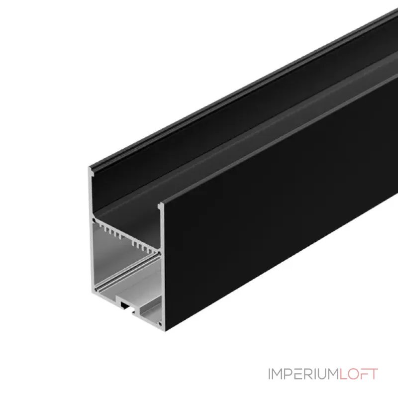 Профиль для светодиодной ленты с экраном SL-LINE-4970-2500 BLACK+OPAL Arlight 027989 Профиль для светодиодной ленты с экраном SL-LINE-4970-2500 BLACK+OPAL Arlight 027989