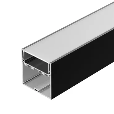Профиль для светодиодной ленты с экраном SL-LINE-7477-2500 BLACK+OPAL Arlight 027991 Профиль для светодиодной ленты с экраном SL-LINE-7477-2500 BLACK+OPAL Arlight 027991