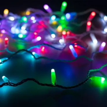 Светодиодная гирлянда ARD-STRING-CLASSIC-10000-WHITE-100LED-MILK-SYNC RGB (230V, 6.5W, Ardecoled, IP65) Arlight 028208