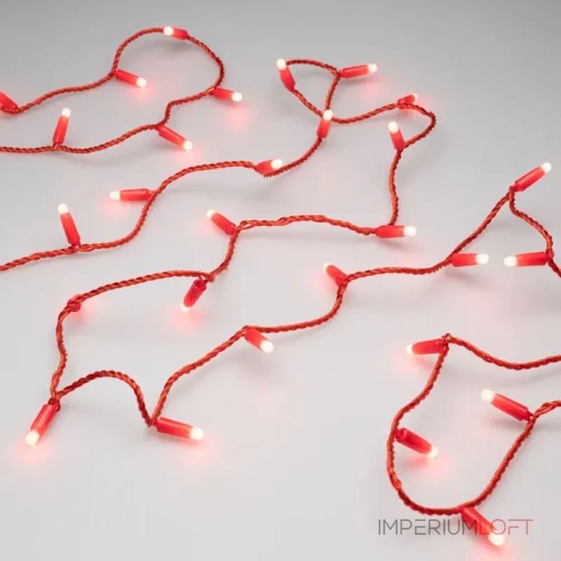 Светодиодная гирлянда ARD-STRING-CLASSIC-10000-RED-100LED-MILK-STD Red (230V, 7W, Ardecoled, IP65) Arlight 028210