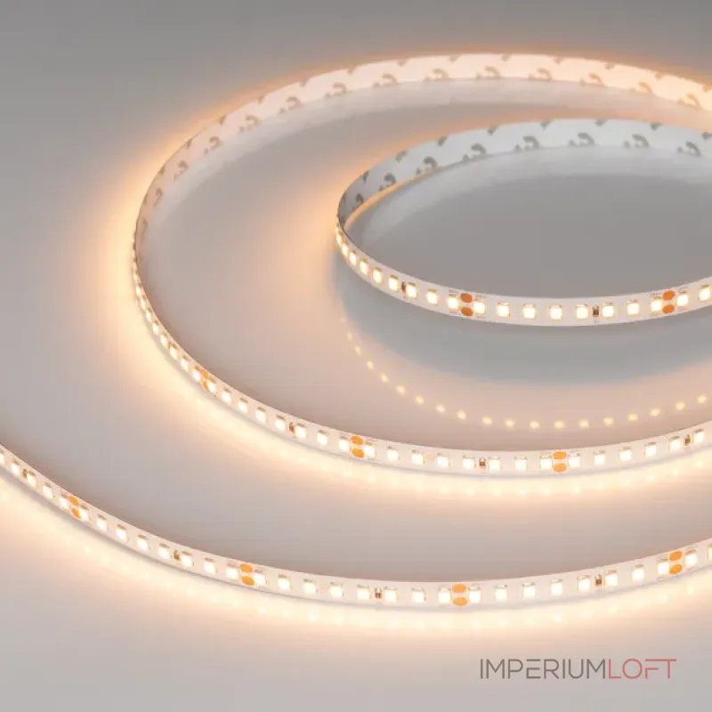 Светодиодная лента RT-A160-8mm 24V Warm2400 (12W/m, IP20, 2835, 5m, высок.эфф.150 лм/Вт) Arlight 028561(2) Светодиодная лента RT-A160-8mm 24V Warm2400 (12W/m, IP20, 2835, 5m, высок.эфф.150 лм/Вт) Arlight 028561(2)