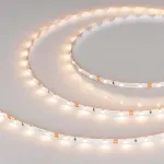 Светодиодная лента RT-A60-5mm 12V Warm2700 (4.8W/m, IP20, 2835, 5m, 4.8 Вт/м, IP20) Arlight 028615(2)