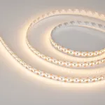 Светодиодная лента RT-A168-10mm 24V Warm3500-CX2 (17.3W/m, IP20, 2835, 5m, резка 2 светодиода) Arlight 028737(2)