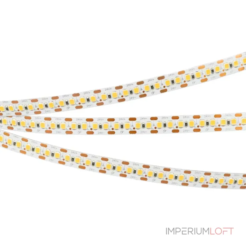Светодиодная лента RT-A168-10mm 24V Warm2700-CX2 (17.3W/m, IP20, 2835, 5m, 17 Вт/м, IP20) Arlight 028739(2)