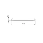 Рассеиватель для профиля SL-ARC-3535-5M OPAL Arlight SL-ARC 029056(1)