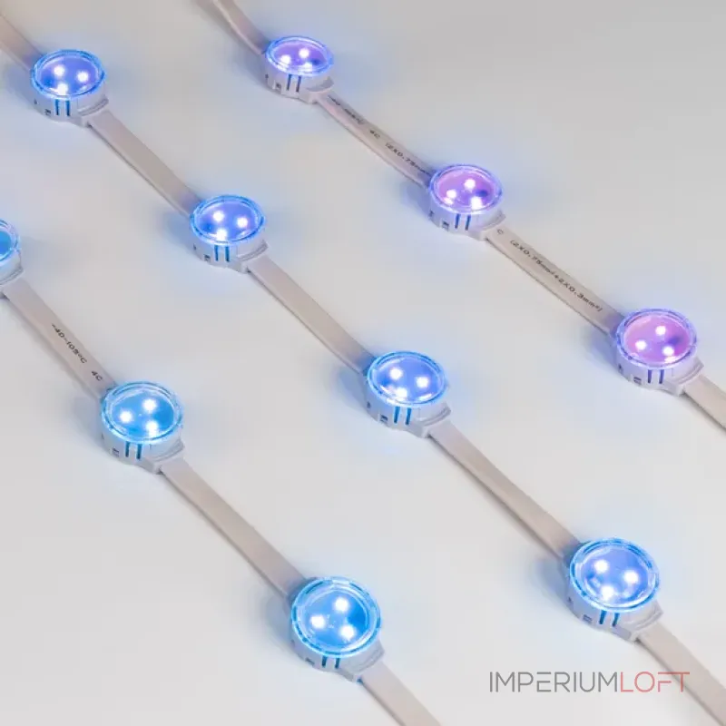 Модуль управляемый SOLEX-SPI-3535-3-12V RGB 120deg (D30x16mm, 0.75W, IP67) Arlight SOLEX 29240