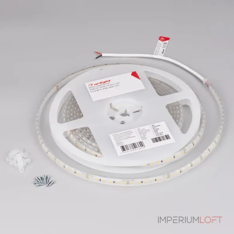 Светодиодная лента герметичная 16.8W/m IP68 2835 5m Arlight 029391(2) (цена за метр лот от 5 м)