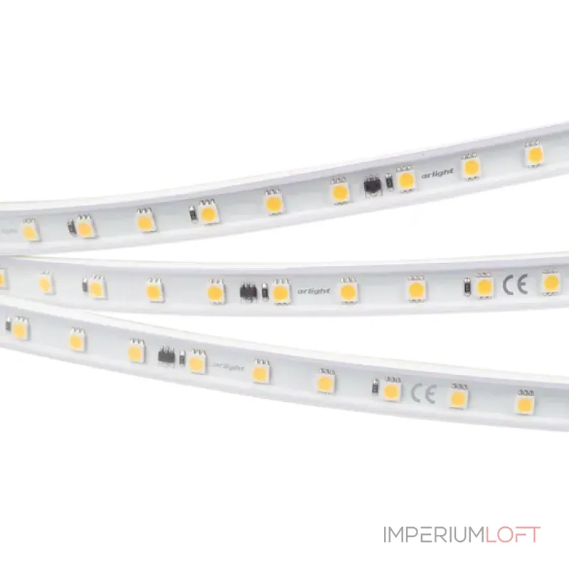 Светодиодная лента герметичная 8W/m IP65 5060 10m Arlight 029400(2) (цена за метр лот от 10 м)