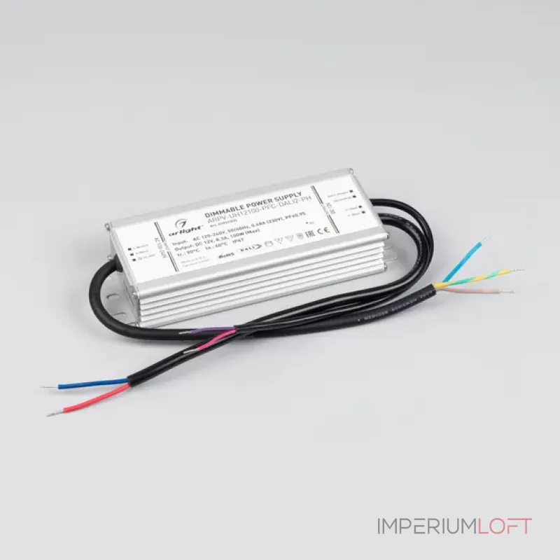 Блок питания ARPV-UH12100-PFC-DALI2-PH (12V, 8.3A, 100W, IP67) Arlight 029513(2) Блок питания ARPV-UH12100-PFC-DALI2-PH (12V, 8.3A, 100W, IP67) Arlight 029513(2)