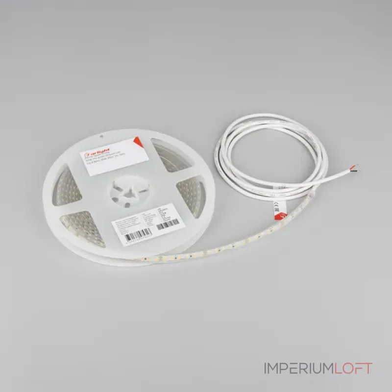 Светодиодная лента герметичная RTW-PU-A120-10.5mm 24V Day4500 (16.8W/m, IP68, Wire 2m, 5m) Arlight 029514(3)