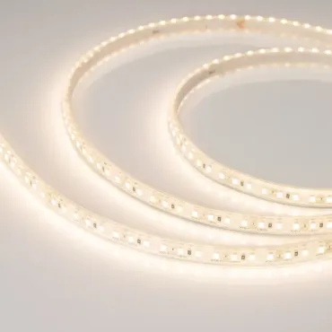 Светодиодная лента герметичная RTW-PU-A120-10.5mm 12V Warm3000 (16.8W/m, IP68, Wire 2m, 5m) Arlight 029598(3)