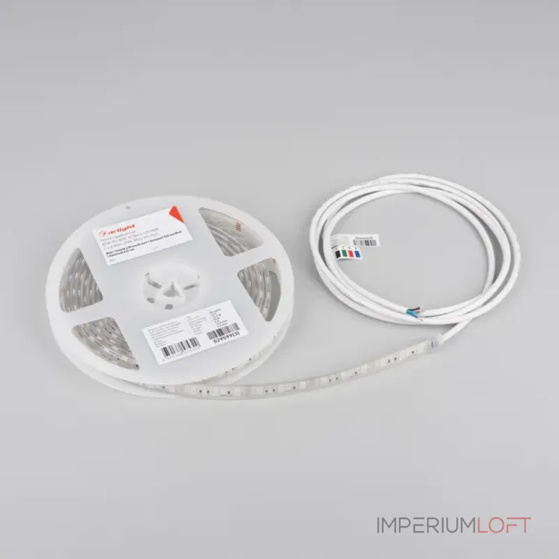 Светодиодная лента герметичная RTW-PU-B60-12.5mm 12V RGB (14.4W/m, IP68, Wire 2m, 5m) Arlight 029599(3)