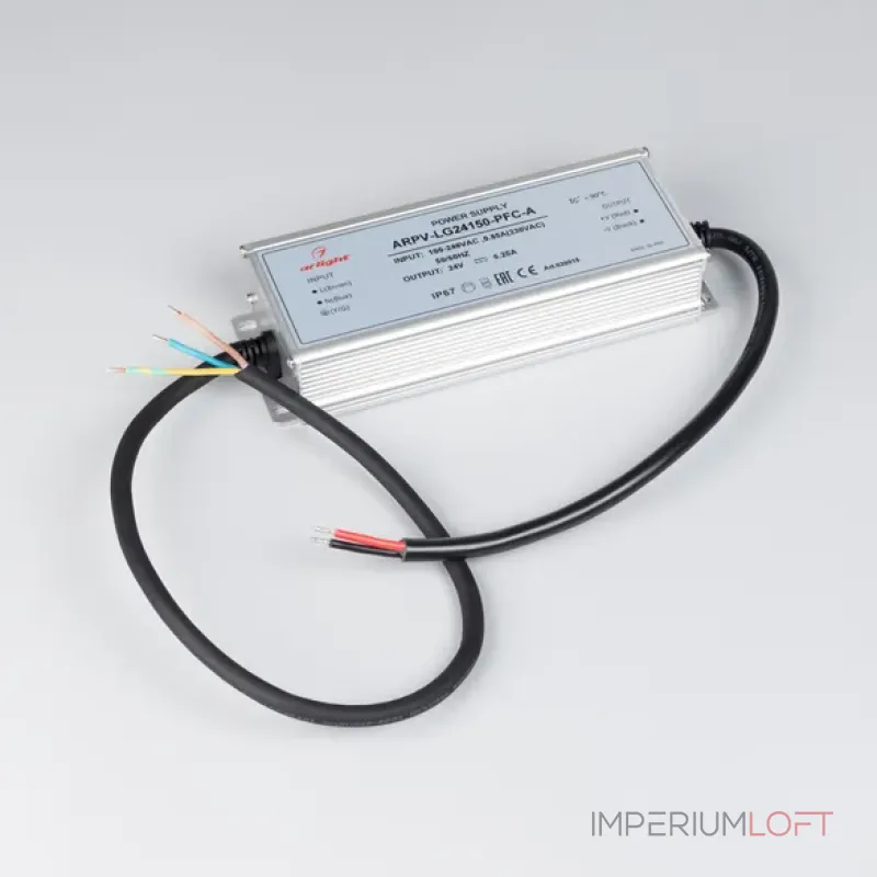 Блок питания ARPV-LG24150-PFC-A (24V, 6.25A, 150W, IP67) Arlight 030015