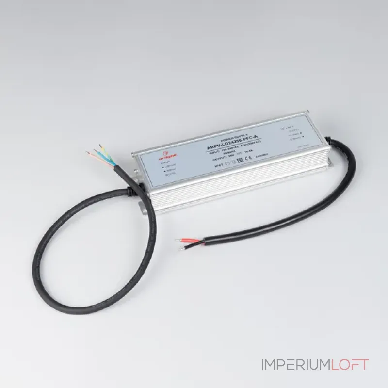 Блок питания ARPV-LG24250-PFC-A (24V, 10.4A, 250W, IP67) Arlight 030020 Блок питания ARPV-LG24250-PFC-A (24V, 10.4A, 250W, IP67) Arlight 030020