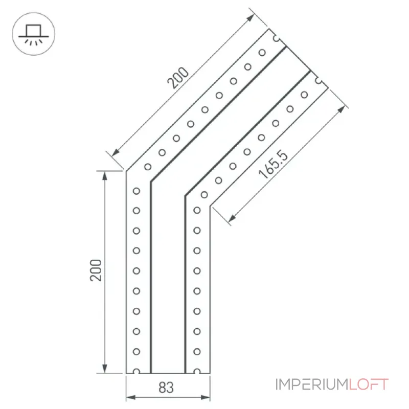 Коннектор SL-LINIA32-FANTOM-135 Arlight 030093