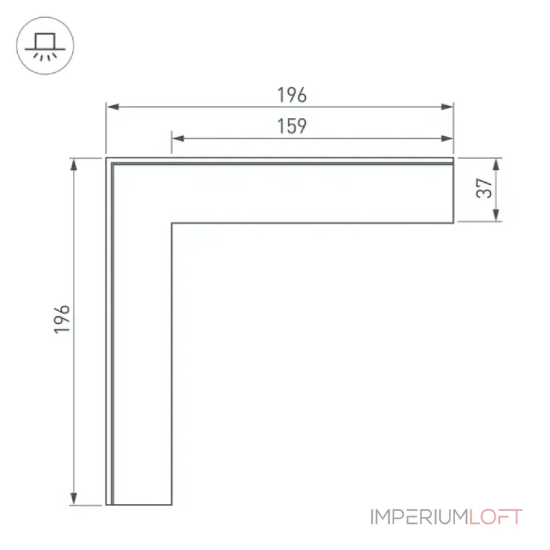 Коннектор SL-LINIA32-FANTOM внешний Arlight 030096