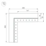 Коннектор SL-LINIA32-FANTOM-EDGE внутренний Arlight 030100