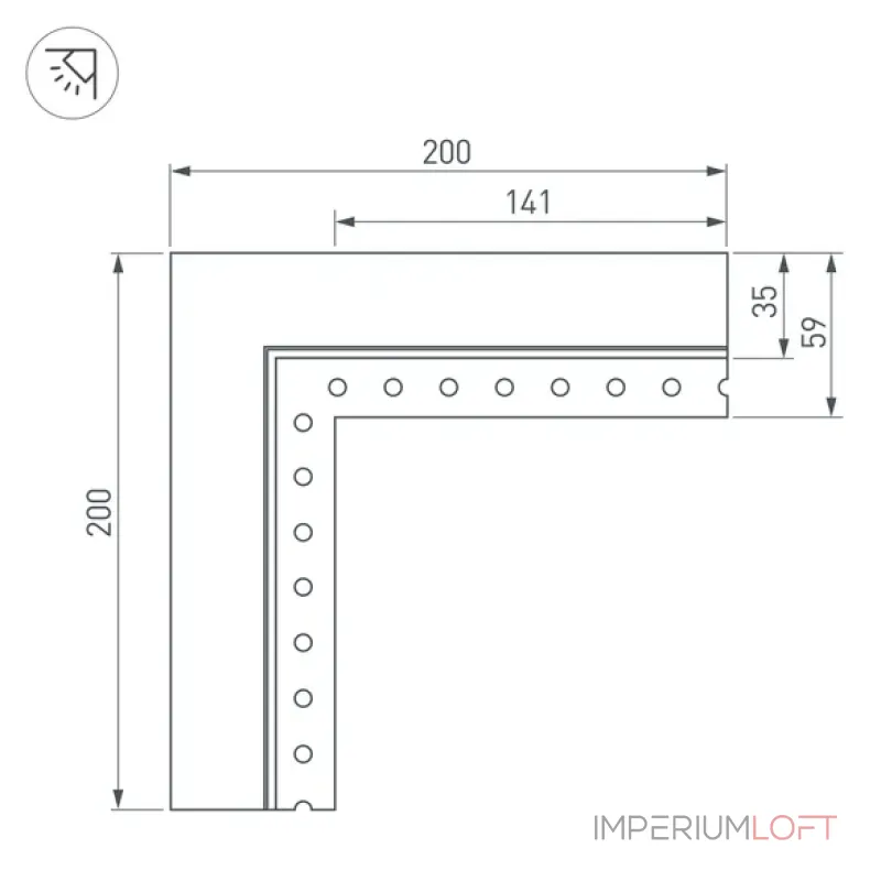 Коннектор SL-LINIA32-FANTOM-EDGE внутренний Arlight 030100 Коннектор SL-LINIA32-FANTOM-EDGE внутренний Arlight 030100