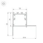 Коннектор SL-LINIA32-FANTOM-EDGE внешний Arlight 030101