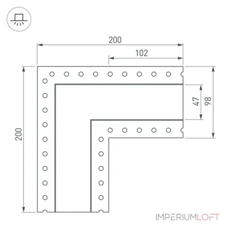 Коннектор SL-LINIA45-FANTOM Arlight 030106 Коннектор SL-LINIA45-FANTOM Arlight 030106