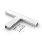 Т-образный угол в сборе с накладным фланцем для профилей SL-LINIA65-F Arlight SL-LINIA 30128
