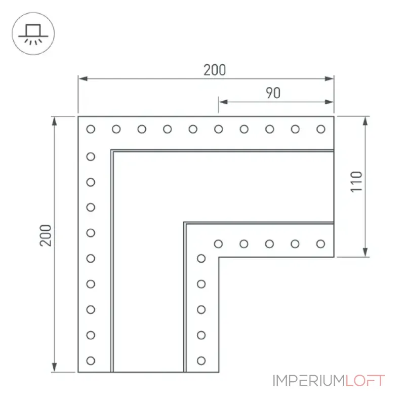 Коннектор SL-LINIA55-FANTOM Arlight 030132