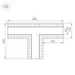 Т-образный коннектор SL-LINIA55-FANTOM Arlight 030133