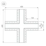 Крестовина SL-LINIA55-FANTOM Arlight 030134