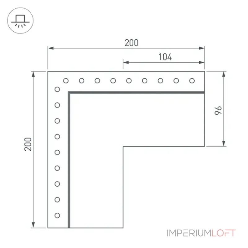 Коннектор SL-LINIA55-FANTOM-EDGE внешний Arlight 030137 Коннектор SL-LINIA55-FANTOM-EDGE внешний Arlight 030137