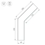 Коннектор SL-LINE-6070-135 Arlight 030138