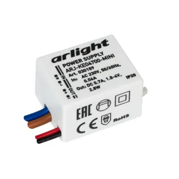 Arlight Блок питания ARJ-KE04700-MINI 2.8Вт 700mA IP20 030189