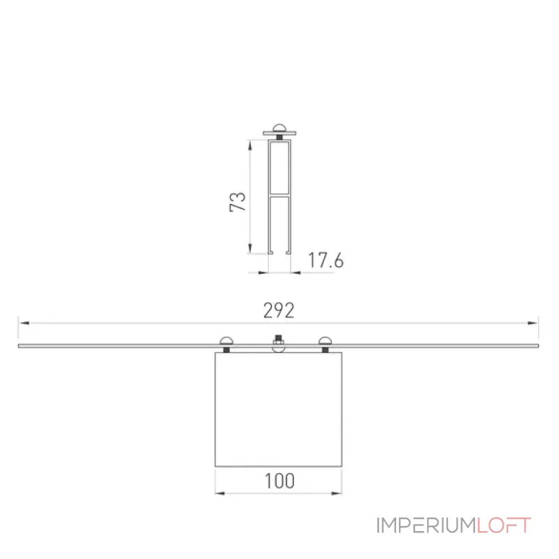 Коннектор прямой ALT-LINEAIR-FLAT-CON-I-2094 (ANOD) (IP20) Arlight 030293