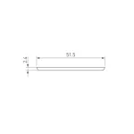 Рассеиватель призматический KLUS-POWER-W50-1500 Arlight 030306
