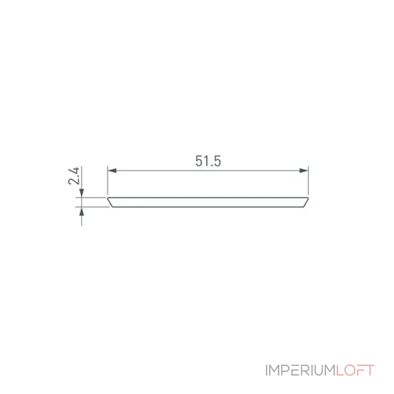 Рассеиватель призматический KLUS-POWER-W50-1500 Arlight 030306