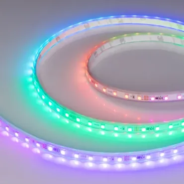 Светодиодная лента герметичная SPI-P-F72-11mm 24V RGB-PX6 (14.4W/m, IP66, 3535, 5m, бегущий огонь) Arlight 030484(2)