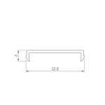 Рассеиватель SL-W33-2000 OPAL-PM BLACK Arlight 030510