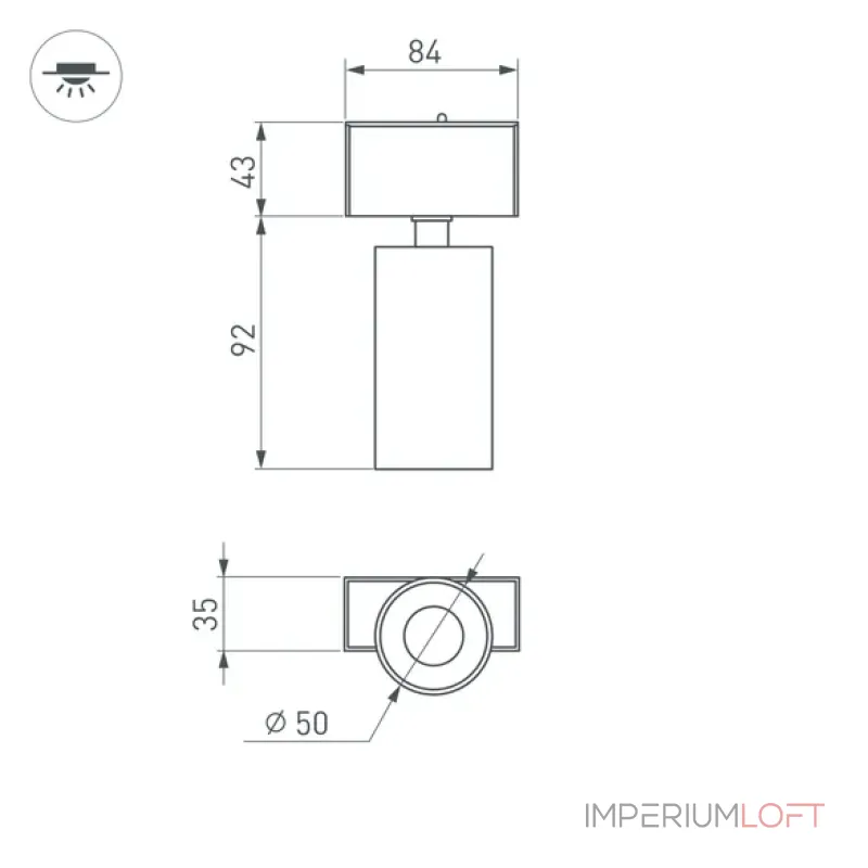 Arlight Светильник MAG-SPOT-45-R85-5Вт Day4000 BK 20 deg 24В IP20 030657