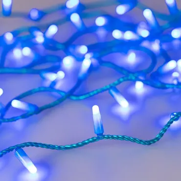Arlight Светодиодная гирлянда ARD-STRING-CLASSIC-10000-BLUE-100LED-MILK-STD Blue 230В 7Вт Ardecoled IP65 031198