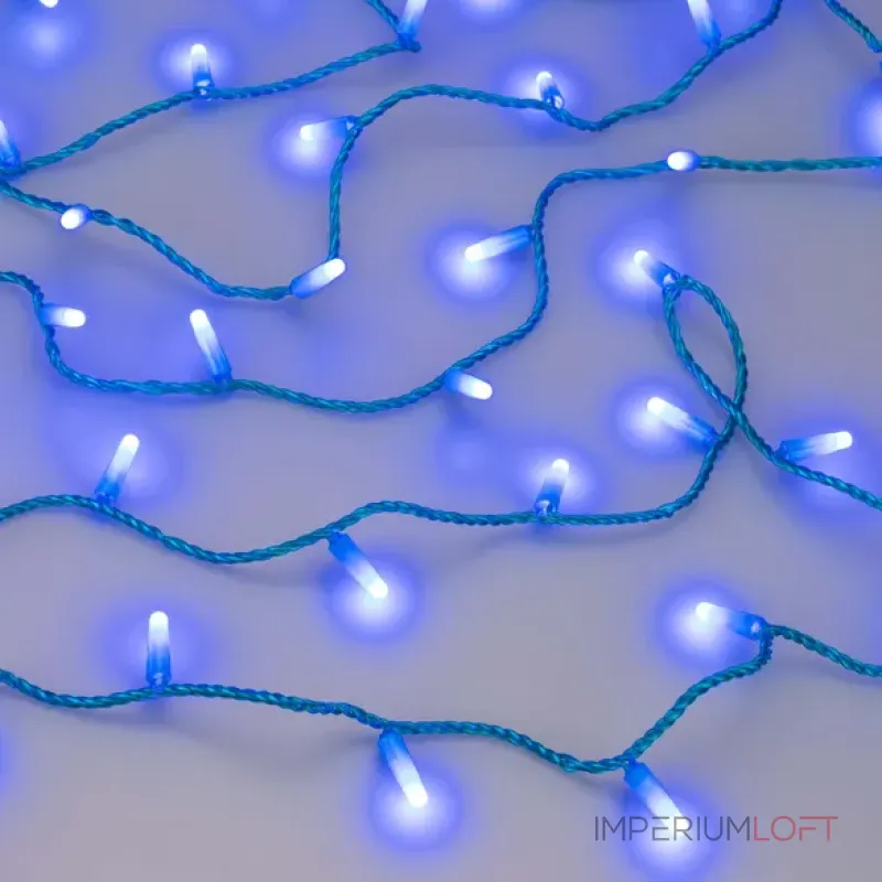 Светодиодная гирлянда ARD-STRING-CLASSIC-10000-BLUE-100LED-MILK-STD Blue (230V, 7W, Ardecoled, IP65) Arlight 031198