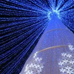Светодиодная гирлянда ARD-STRING-CLASSIC-10000-BLUE-100LED-MILK-STD Blue (230V, 7W, Ardecoled, IP65) Arlight 031198