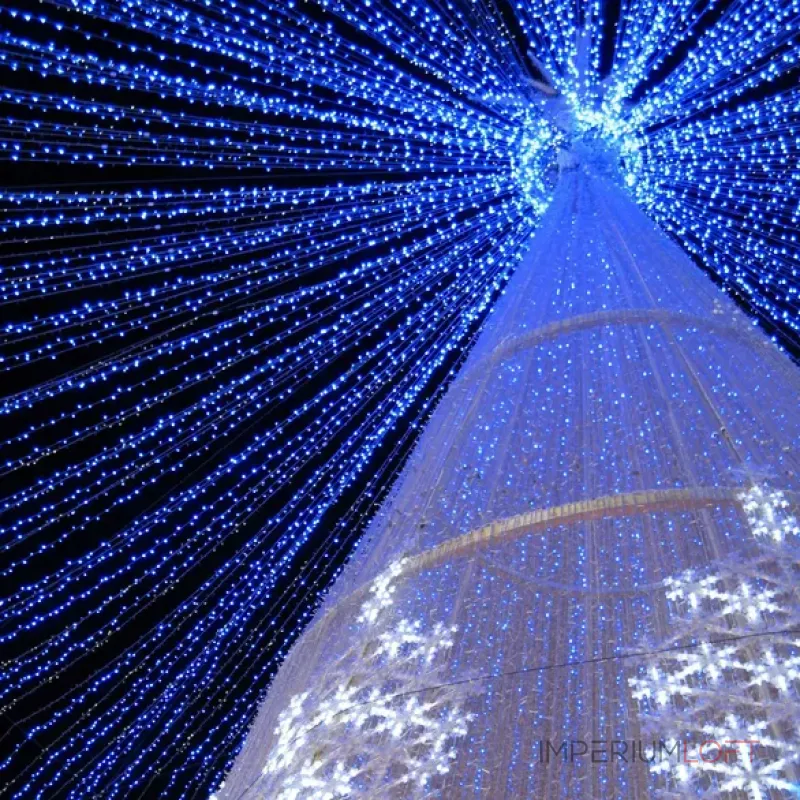 Светодиодная гирлянда ARD-STRING-CLASSIC-10000-BLUE-100LED-MILK-STD Blue (230V, 7W, Ardecoled, IP65) Arlight 031198