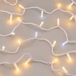 Светодиодная гирлянда ARD-STRING-CLASSIC-10000-WHITE-100LED-MILK-FLASH Warm (230V, 7W, Ardecoled, IP65) Arlight 031205