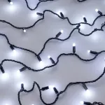 Светодиодная гирлянда ARD-STRING-CLASSIC-10000-BLACK-100LED-MILK-FLASH White (230V, 7W, Ardecoled, IP65) Arlight 031207