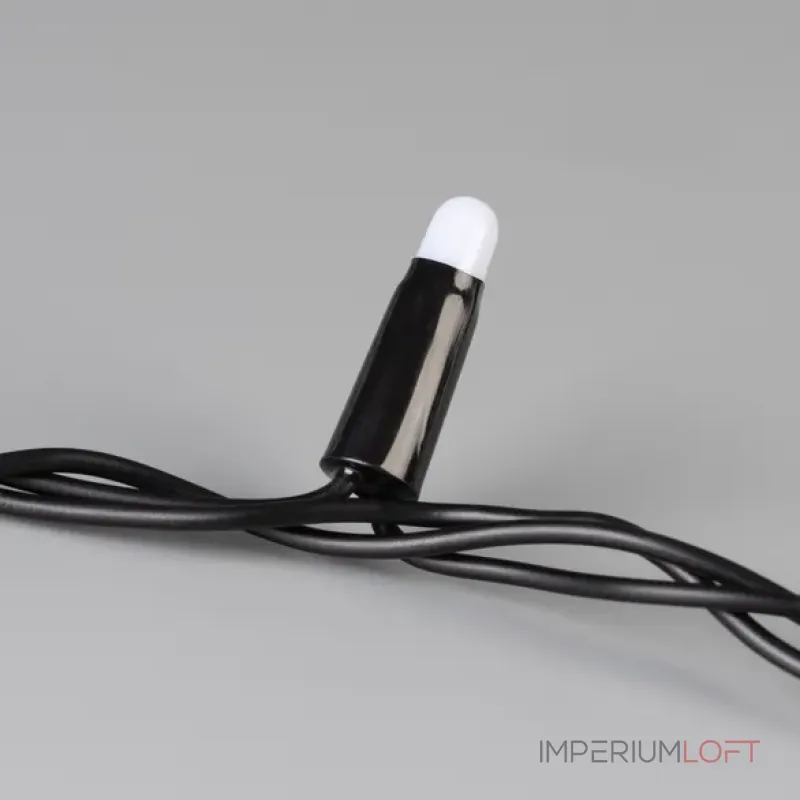 Светодиодная гирлянда ARD-STRING-CLASSIC-10000-BLACK-100LED-MILK-FLASH Warm (230V, 7W, Ardecoled, IP65) Arlight 031208
