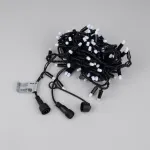 Светодиодная гирлянда ARD-STRING-CLASSIC-10000-BLACK-100LED-MILK-FLASH Warm (230V, 7W, Ardecoled, IP65) Arlight 031208