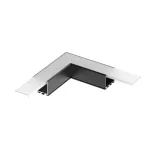 Угол для профилей PLS-LOCK-H25 с экраном PLS-LOCK-H25-L90 BLACK Arlight PLS-LOCK 31268