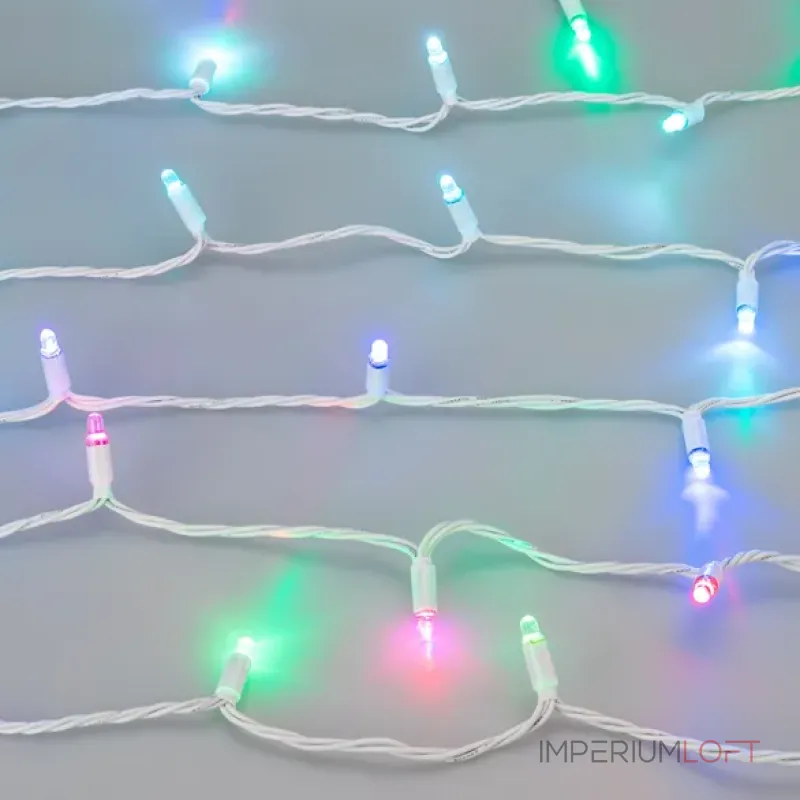 Светодиодная гирлянда ARD-STRING-CLASSIC-6000-WHITE-40LED-LIVE RGB-SPI (12V, 26W, Ardecoled, IP65) Arlight 031522